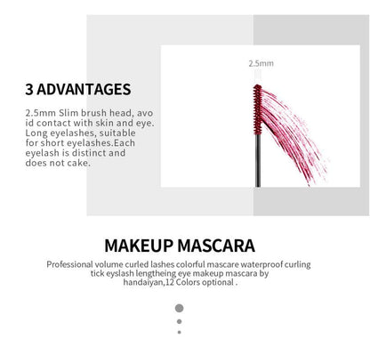 Colorful Mascara 12 Colors