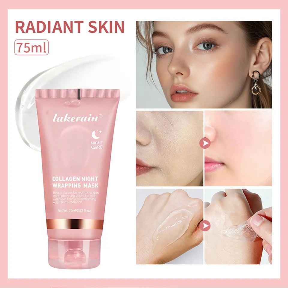 Collagen Tear And Pull Night Cream Facial Mask Hydrating