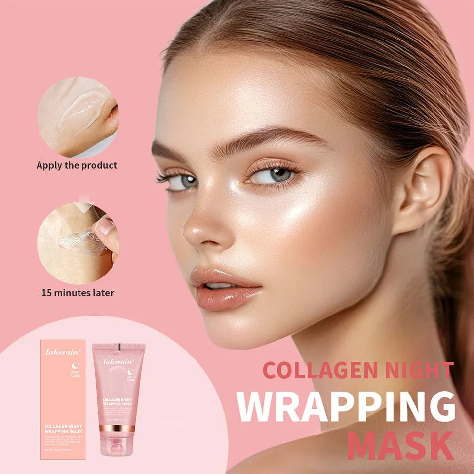 Collagen Tear And Pull Night Cream Facial Mask Hydrating