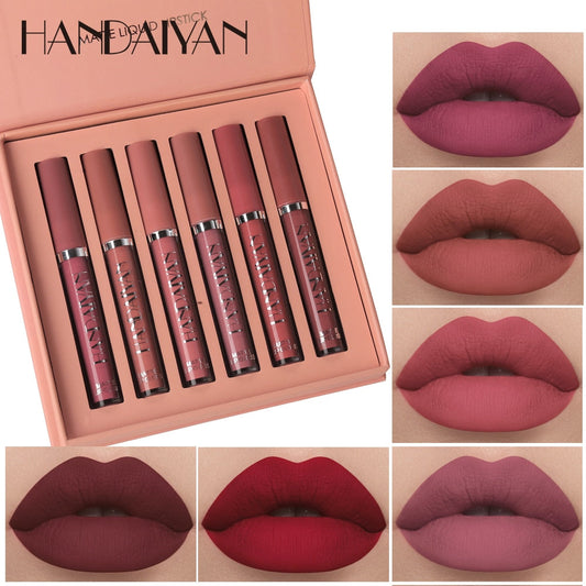 6 Color Fashion Set Liquid Lipstick