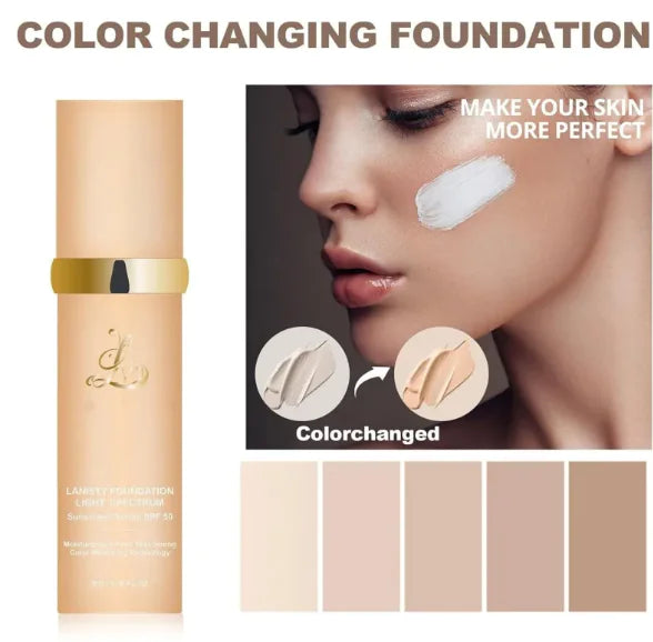 Color-Changing Moisturizing Concealer Foundation