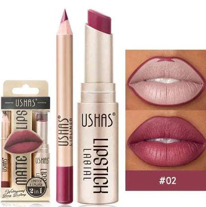 Matte Stain-Free Waterproof Nude Lipstick